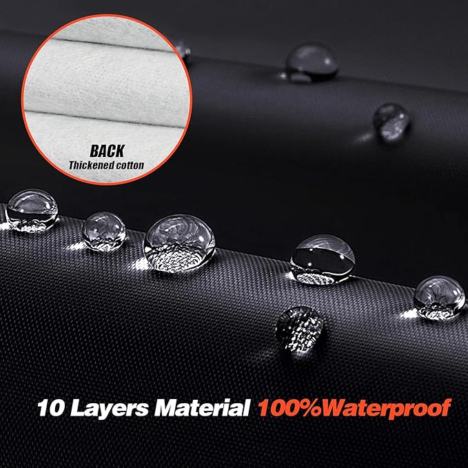 Honda Pilot Car Cover 100% Waterproof All Weather, Gift with Towel, 10 Layers SUV Car Cover Custom Fit 2002-2025 Honda Pilot, Full Exterior Car Covers Rain Sun UV Protection with Door Zipper.