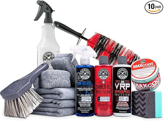 Chemical Guys HOL134 Best Complete Wheel, Rim, and Tire Kit, 16 fl. oz, 10 Items