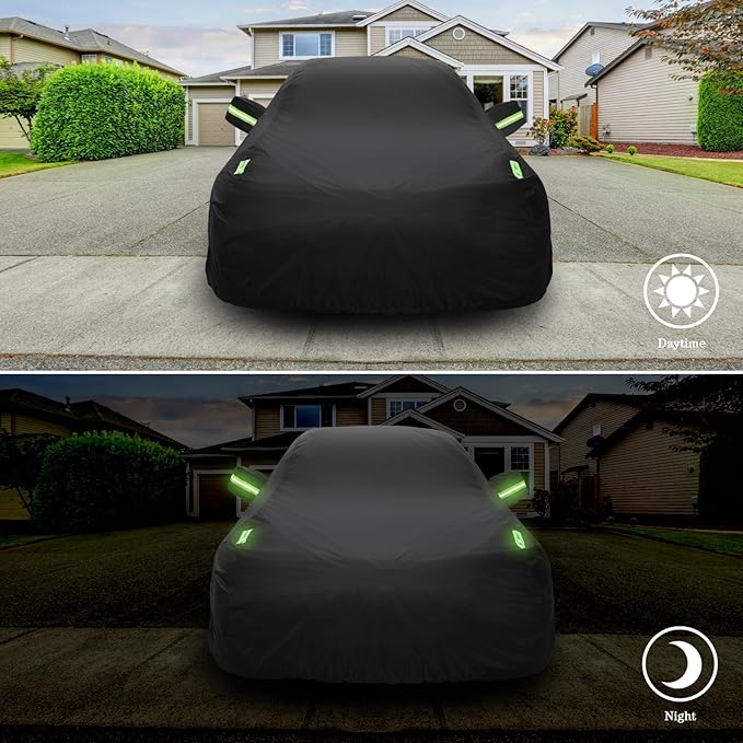 Car Cover Compatible with Chevrolet Corvette C4 C5 C6 C7 1984-2019, Car Cover Waterproof All Weather Outdoor Full Car Covers