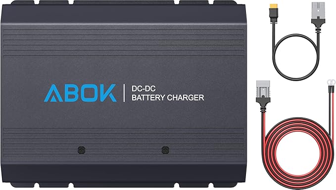 500W Alternator Charger, Fast DC to DC Battery Charger for Portable Power Stations, 6X Faster Than Cigarette Chargers, for 95% Solar Power Generator, Perfect for RV, Road Trips