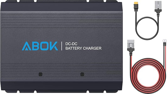 500W Alternator Charger, Fast DC to DC Battery Charger for Portable Power Stations, 6X Faster Than Cigarette Chargers, for 95% Solar Power Generator, Perfect for RV, Road Trips
