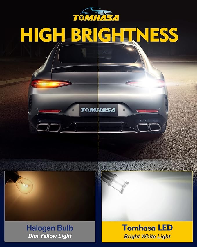 1156 Led Bulb White Super Bright 36SMD-2835 Chipsets 1141 led bulb 7506 1003 P21W BA15S LED 1156 Bulbs Replacement for Backup Reverse light Brake Tail Turn Signal Lights DRL, pack of 2