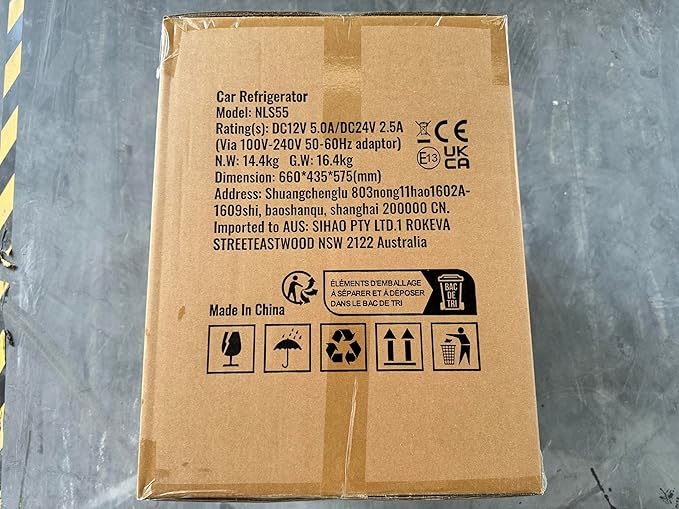 VEVOR Car Refrigerator, 12 Volt Car Refrigerator Fridge, 40 L Dual Zone Portable Freezer, -4℉-68℉ Adjustable Range, 12/24V DC and 100-240V AC Compressor Cooler for Outdoor, Camping, RV