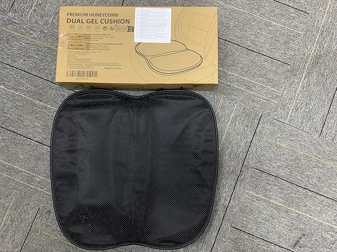 Honeycomb Car Gel Seat Cushion Soft Breathable Maintain a Refreshing Feel Relieve Hip Pressure This Seat Cushion Suitable For All Seasons for Car Office Home Wheelchair Chair Long Sitting Use